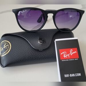 Ray-Ban Erika Matte Black Sunglasses